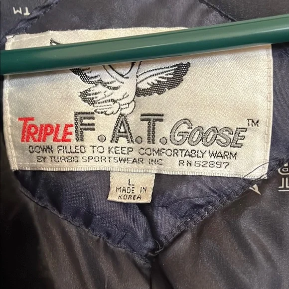 Women’s Navy Blue Winter Coat with Black Fur Collar Coat - Picture 2 of 6